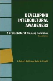 Cover of: Developing intercultural awareness by L. Robert Kohls