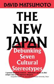 Cover of: The New Japan: Debunking Seven Cultural Stereotypes