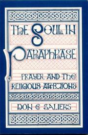 Cover of: The Soul in Paraphrase by Don E. Saliers