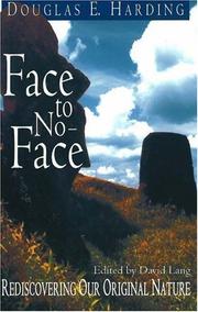 Cover of: Face to No-Face by Douglas E. Harding