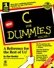 Cover of: C for dummies