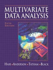 Cover of: Multivariate data analysis by Joseph F. Hair