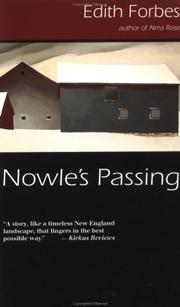 Nowle's passing by Edith Forbes