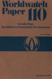 Cover of: Gender bias: roadblock to sustainable development