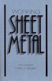 Cover of: Working sheet metal by David J. Gingery