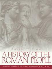 Cover of: A history of the Roman people