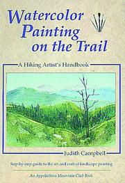 Cover of: Watercolor painting on the trail by Judith Campbell