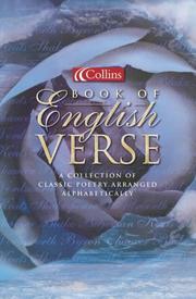 Cover of: Collins Book of English Verse