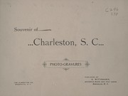Cover of: Souvenir of Charleston, S.C.: photo-gravures.