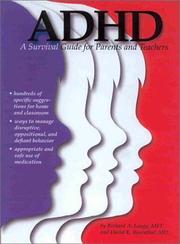 Cover of: ADHD by Richard A. Lougy, David K. Rosenthal, Richard A. Lougy