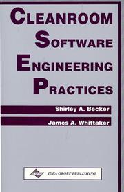Cover of: Cleanroom software engineering practices