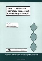 Cover of: Cases on information technology management in modern organizations
