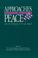 Cover of: Approaches to Peace