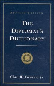 Cover of: The diplomat's dictionary