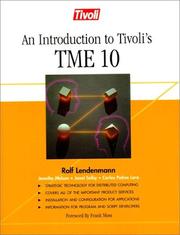 Cover of: An introduction to Tivoli's TME 10