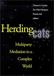 Cover of: Herding Cats: Multiparty Mediation in a Complex World