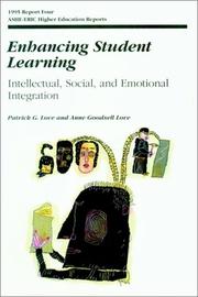 Cover of: Enhancing student learning by Patrick Love