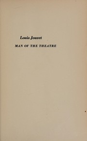 Cover of: Louis Jouvet, man of the theatre.
