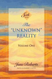 Cover of: The "Unknown" Reality, Vol. 1 by Seth, Jane Roberts