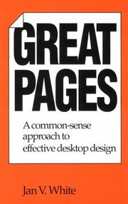 Cover of: Great pages by Jan V. White