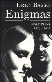 Cover of: Enigmas: Short Plays 1979-1982