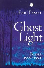 Cover of: Ghost Light: Poems 1990-1994