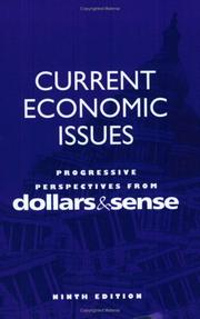 Cover of: Current Economic Issues, Ninth Edition