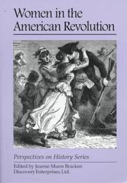 Cover of: Women in the American Revolution