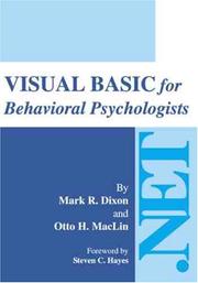 Cover of: Visual Basic for Behavioral Psychologists