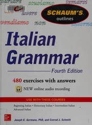 Cover of: Italian grammar by Joseph E. Germano