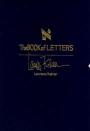 Cover of: The Book of Letters by Lawrence Kushner