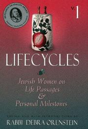 Cover of: Lifecycles by edited  and with introductions by Debra Orenstein.