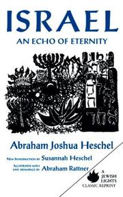 Cover of: Israel by Abraham Joshua Heschel, Abraham Joshua Heschel