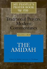 Cover of: My People's Prayer Book, Vol. 2: Traditional Prayers, Modern Commentaries--The Amidah