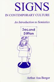 Cover of: Signs in Contemporary Culture | Arthur Asa Berger