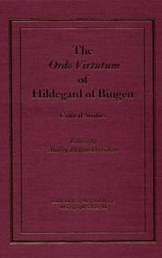 Cover of: The Ordo Virtutum of Hildegard of Bingen: Critical Studies (Early Drama, Art, and Music Monograph, No 18)