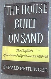The House Built on Sand by Gerald Reitlinger