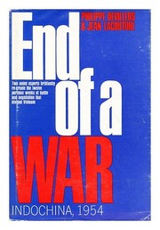 Cover of: End of a War: Indochina, 1954
