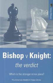 Cover of: Bishop Versus Knight (American Batsford Chess Library)