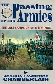 Cover of: The Passing of the Armies by Joshua Lawrence Chamberlain