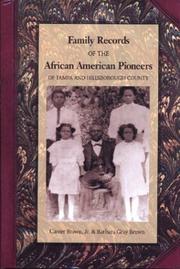 Cover of: Family records of the African American pioneers of Tampa and Hillsborough County