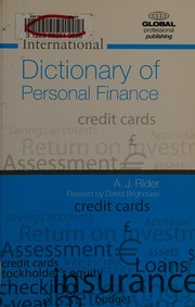 The international dictionary of personal finance by A. J. Rider