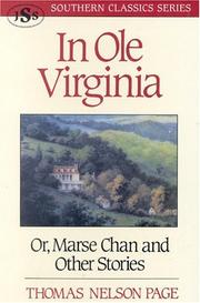 In ole Virginia by Thomas Nelson Page