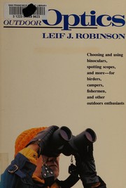 Cover of: Outdoor optics by Leif J. Robinson