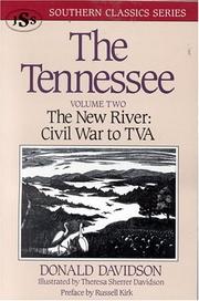 Cover of: The Tennessee by Donald Grady Davidson, Donald Grady Davidson