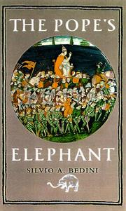 Cover of: The pope's elephant by Silvio A. Bedini