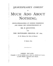 Cover of: Shakespeare's Comedy of Much Ado About Nothing