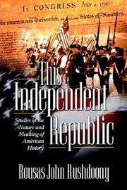 Cover of: This Independent Republic