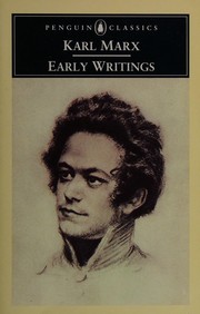 Cover of: Early writings by Karl Marx
