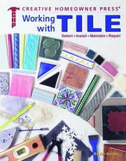 Cover of: Working with tile